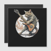 Cat Playing Guitar  Rock Cat  Heavy Metal Cat  Mus (Front/Back)