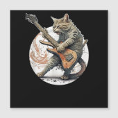 Cat Playing Guitar  Rock Cat  Heavy Metal Cat  Mus (Front)