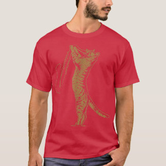 Cat Playing Saxophone Music Lover Cat Saxophonist T-Shirt