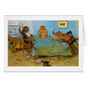 Cat Playing Table tennis, Louis Wain (Front Horizontal)