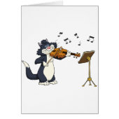 Cat Playing The Violin (Front)