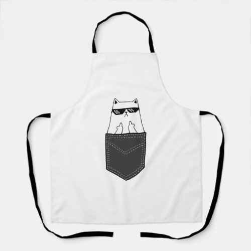 cat pocket    apron