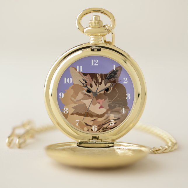 Cat Pocket Watch (Inside)