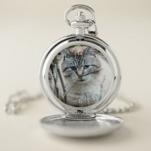 Cat Pocket Watch