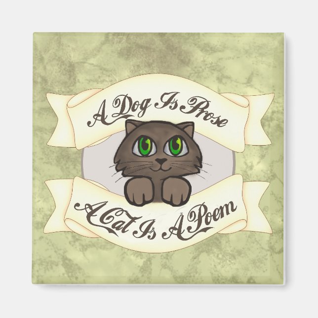 Cat Poem Magnet (Front)