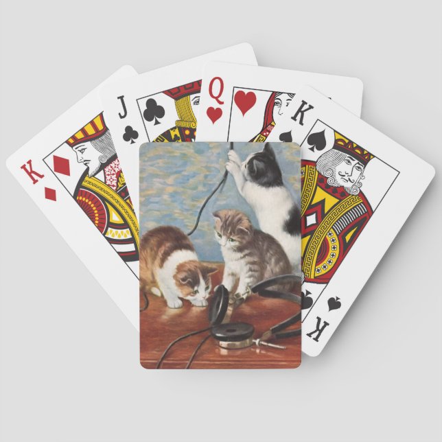 cat poker cards (Back)