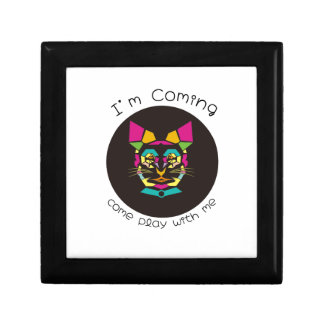 cat pop art gift box