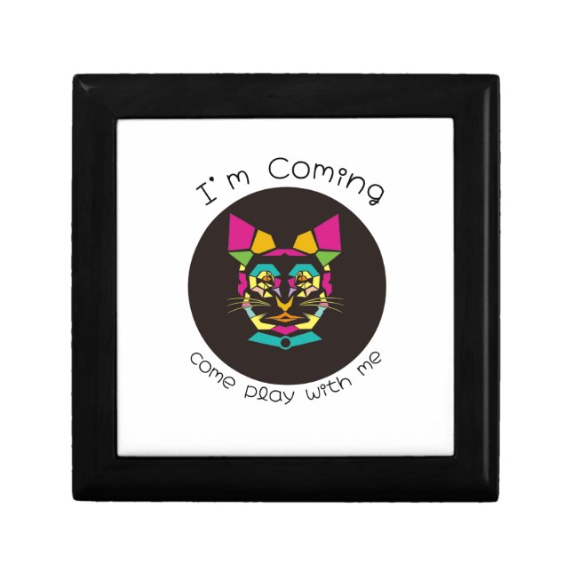 cat pop art gift box (Front)