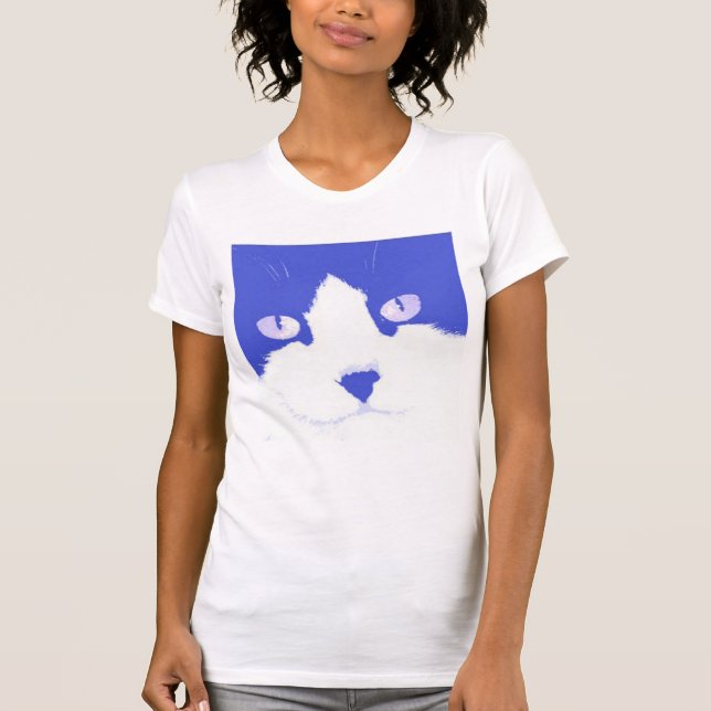 Cat Pop Art T-Shirt (Front)