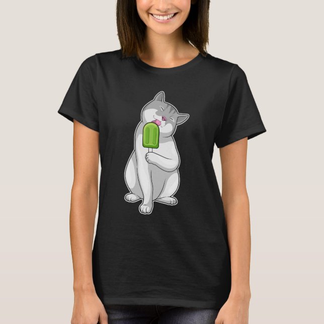 Cat Popsicle T-Shirt (Front)