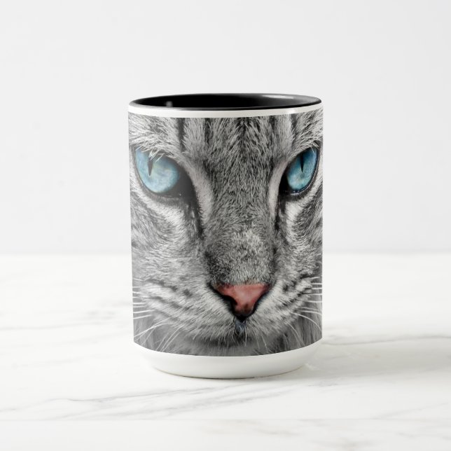 Cat Portrait Coffee Mug (Center)