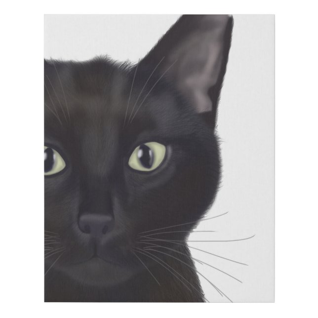 Cat, Portrait of Gus Faux Canvas Print (Front)