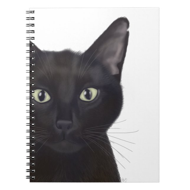 Cat, Portrait of Gus Notebook (Front)