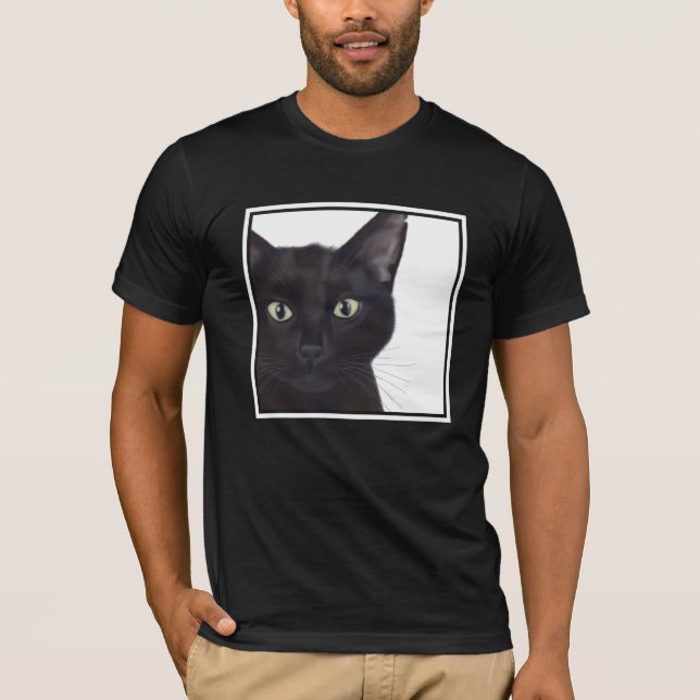 Cat, Portrait of Gus T-Shirt (Front)