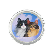 Cat Portrait Ring