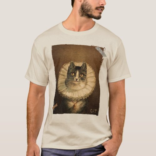 Cat Portrait T_Shirt