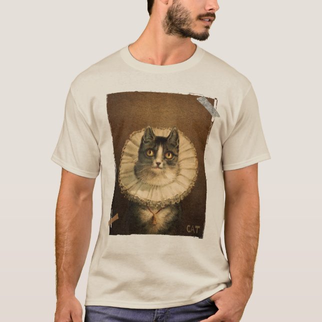 Cat Portrait T-Shirt (Front)