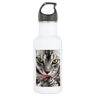 Cat Portrait Water Bottle