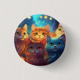Cat Posse Button