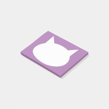 Cat Post-it Notes by LittleBlackSubs at Zazzle