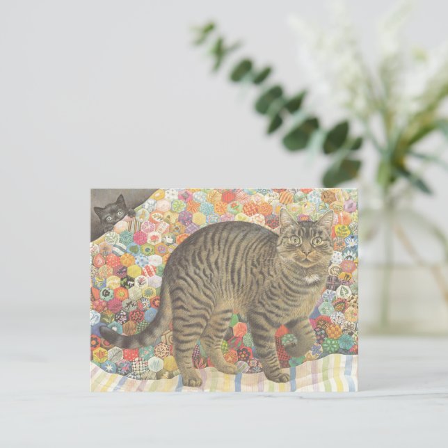 CAT POSTCARD ILLUSTRATION (Standing Front)