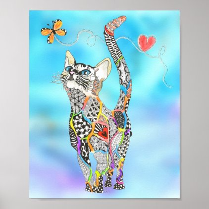 Cat Poster - 8&quot;x10&quot;-Customizable