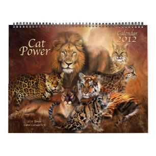 Cat Power Art Calendar 2012