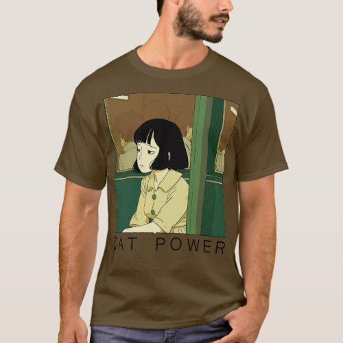 Cat Power Fan Art Design T_Shirt