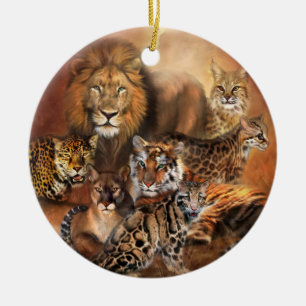 Cat Power Holiday Ornament