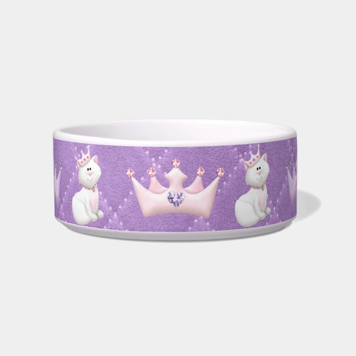 princess cat bowl