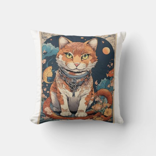 Cat printed pillows