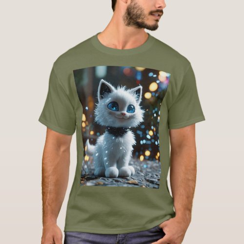 Cat printed T_Shirt