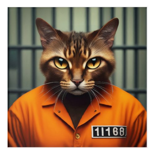 Cat Prisoner 11168  Acrylic Print
