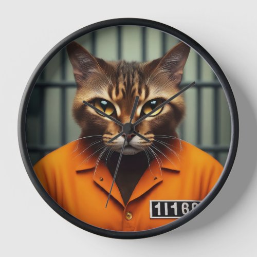 Cat Prisoner 11168  Clock
