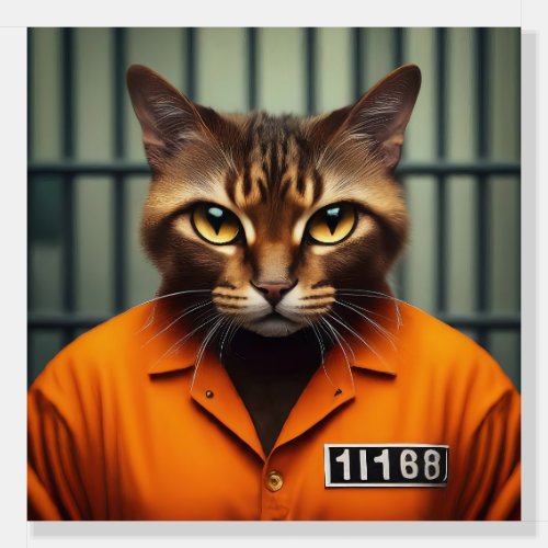 Cat Prisoner 11168  Foam Board