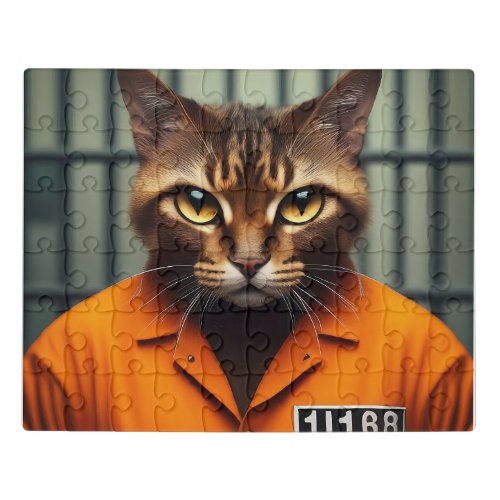 Cat Prisoner 11168  Jigsaw Puzzle