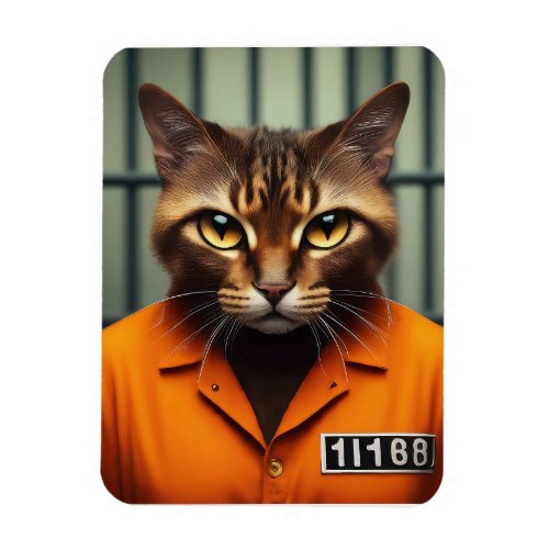 Cat Prisoner 11168  Magnet