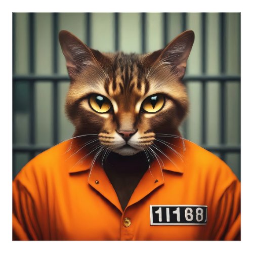 Cat Prisoner 11168  Photo Print