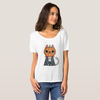 Cat pumpkin Halloween Funny Halloween Gift Shirt