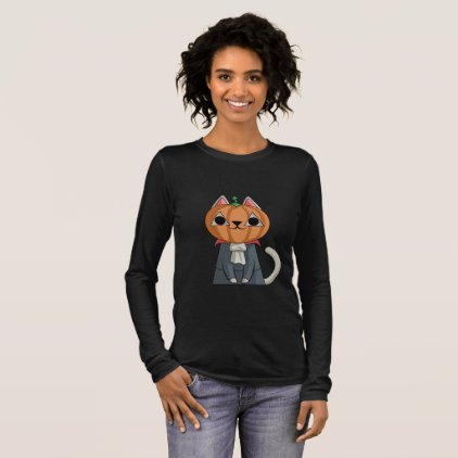 Cat pumpkin Halloween Funny Halloween Gift Shirt