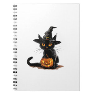 Cat Pumpkin Halloween  Notebook