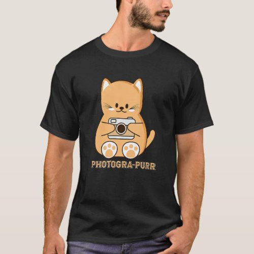 Cat Pun Photographer T-Shirt