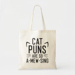 Cat Puns Are So Amewsing Tote Bag