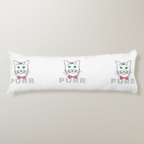 Cat Purr Body Pillow