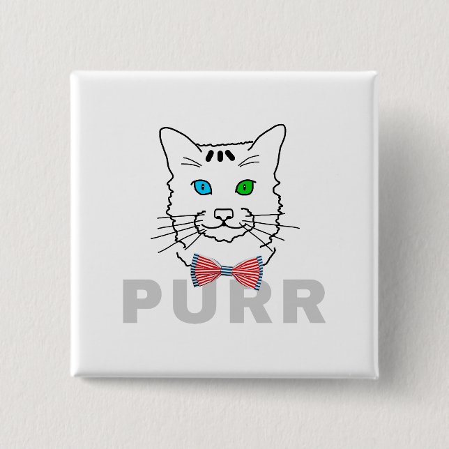 Cat Purr Button (Front)
