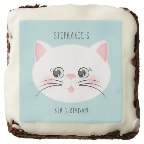 Cat Purr_fect Day Birthday Brownie
