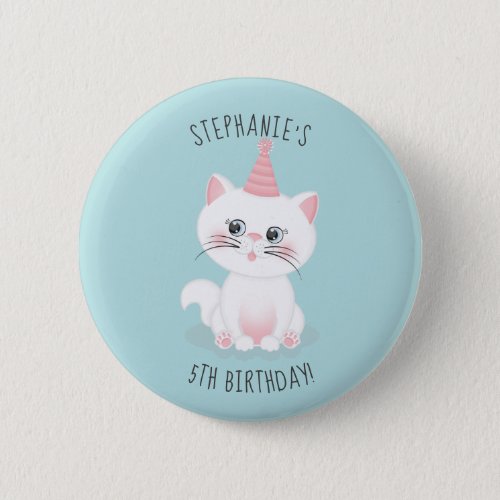 Cat Purr_fect Day Birthday Button