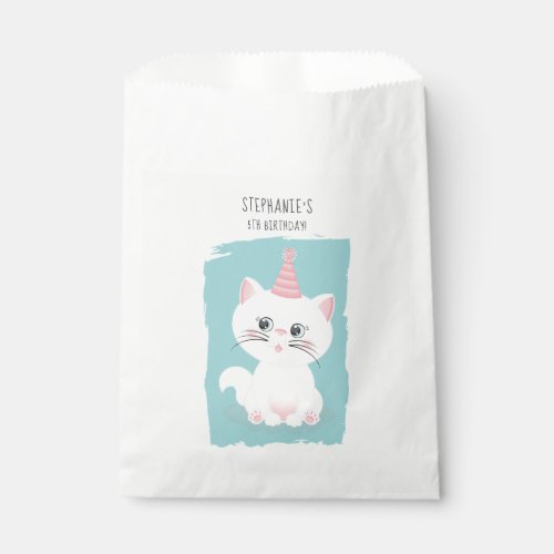 Cat Purr_fect Day Birthday Favor Bag