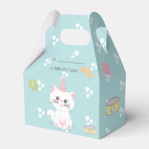 Cat Purr_fect Day Birthday Favor Boxes