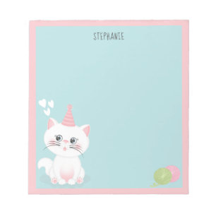 Cat Purr-fect Day Birthday Notepad